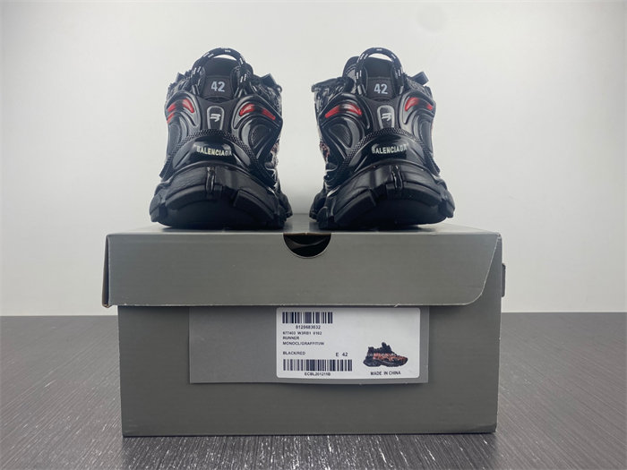 Balenciaga Runner Black Red